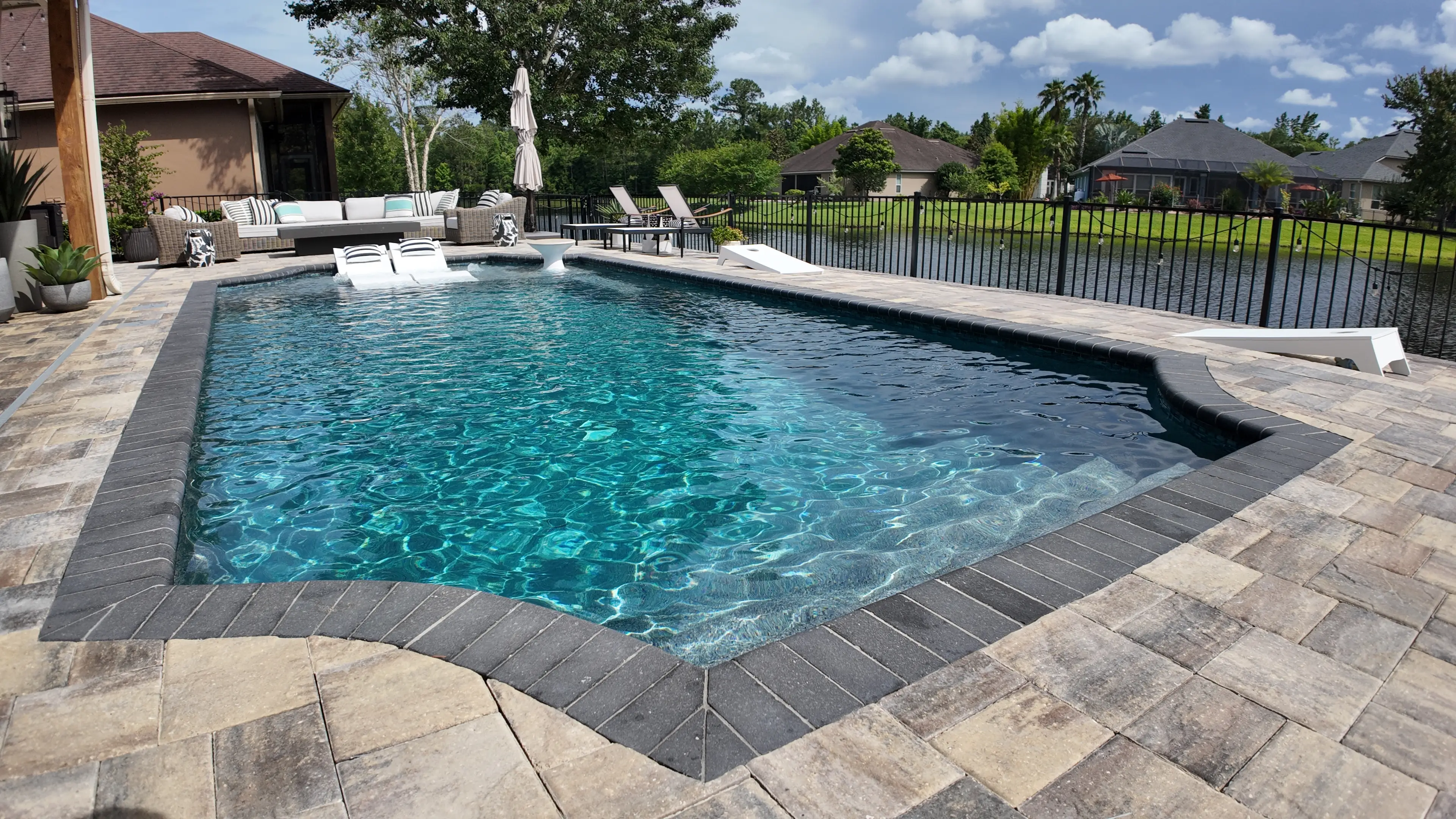 Modern Geometric Pool
